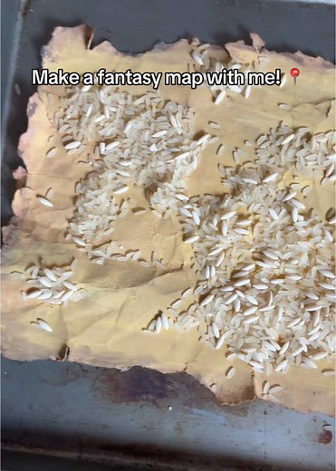 Create Your Own Fantasy Map with Rice Art