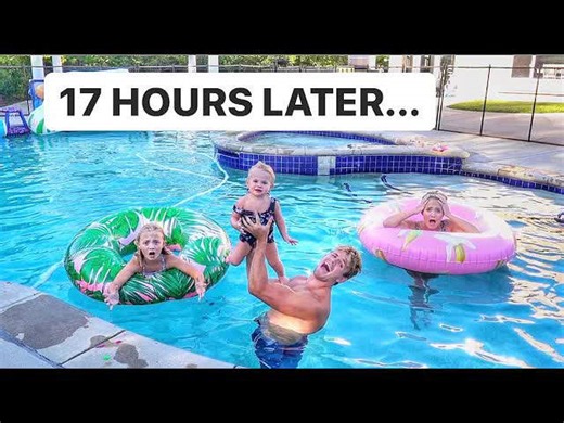 Family Pool Challenge: Last One Out Wins $1,000