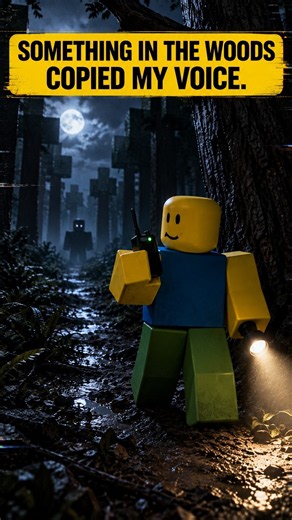 Something in the Woods Copied My Voice… | Roblox Horror #roblox #robloxshorts #robloxedit #horror