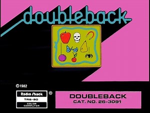 Double Back - 1982 - TRS-80 Color Computer Cartridge
