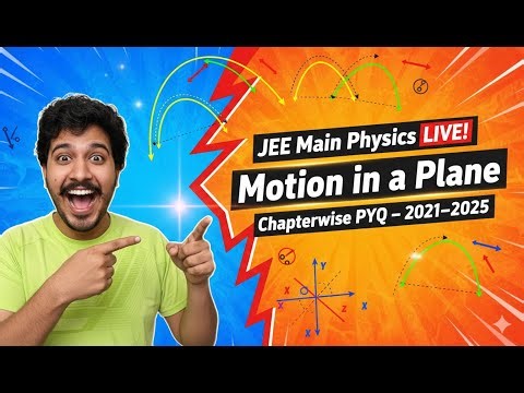 Motion in a Plane | JEE Main Physics 2026 LIVE | Chapterwise PYQ (2021–2025) | Elegant Physics