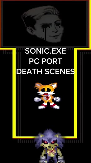 SCARY DEATH SCENES in the first version of SONIC.EXE PC PORT! #sonic #exe #sonicexe #luigikid #pcport #lordx #tails #horror #scary #vira #foryou #foryoupage #fyp #fy #fürdich