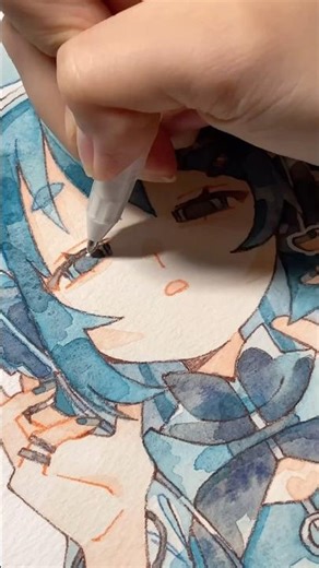 🟦🔵This video shows you everything from line art to coloring🎙️🎧