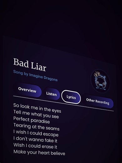Bad Liar — Lyrics & Remix Versions of Imagine Dragons