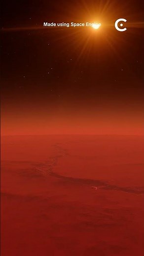 A beautiful exoplanet in Space Engine.