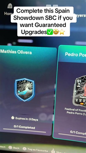Complete this Spain Showdown SBC if you want Guaranteed Upgrades✅🤩⭐️#fc26 #eafc26 #eafc #fifa