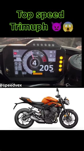 Triumph Street Triple Top Speed 🔥 | 0-100 km/h & Speed Test 😱😈