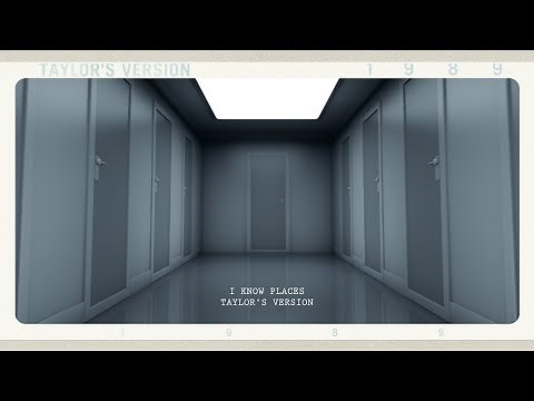 Taylor Swift - I Know Places (Taylor's Version) (Lyric Video)