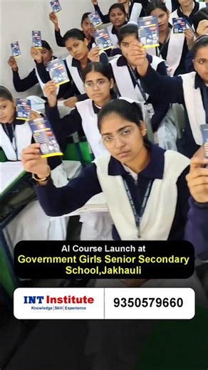 🚀 Free AI Course for School Students by INT Computer Institute!