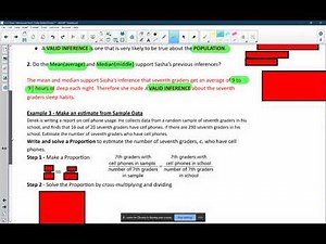 6-2 Drawing Inferences from Data