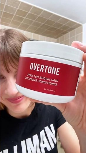oVertone Pink for Brown Hair 💗