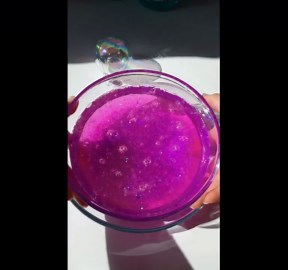 Satisfying Pink Soft Bubbly Watery Slime