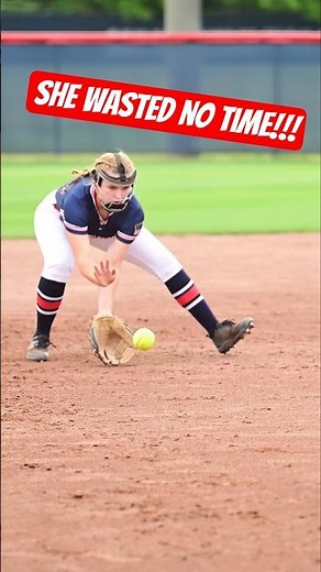 🥎 Hot Corner Cannon at 3B! #softball #fyp #shorts
