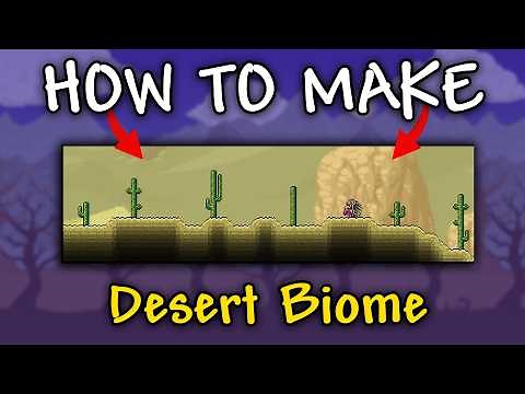 How to Make DESERT in Terraria | Make Desert Terraria