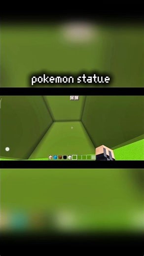 pokemon statue Minecraft #minecraft #shorts