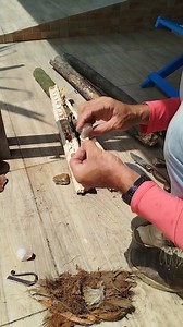 25K views · 132 reactions | Fogo com Pedra e Aço com uma isca natural  #fogoprimitivo #survival #sobrevivencia #flintandsteel | Evilázio Cavalcante | Facebook