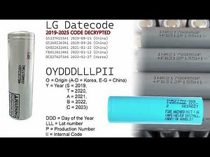 LG's new datecode finally explained (18650/21700 from 2019, 2020, 2021, 2022, 2023...)