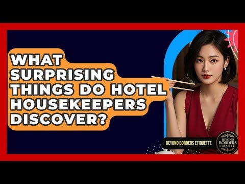 What Surprising Things Do Hotel Housekeepers Discover? - Beyond Borders Etiquette