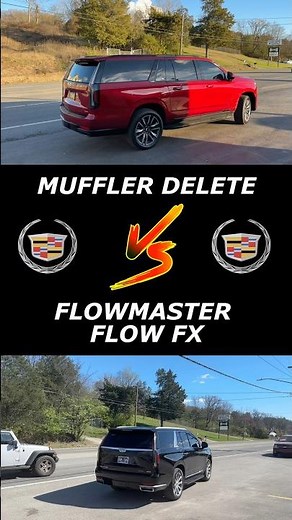 5th Gen Cadillac Escalade 6.2L V8: Flowmaster Flow FX vs Muffler Delete!