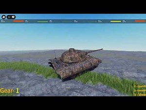 physics based tank system roblox studio (rigged + scripted by me)