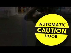 Stanley automatic sliding glass doors at Walmart in Parker Colorado