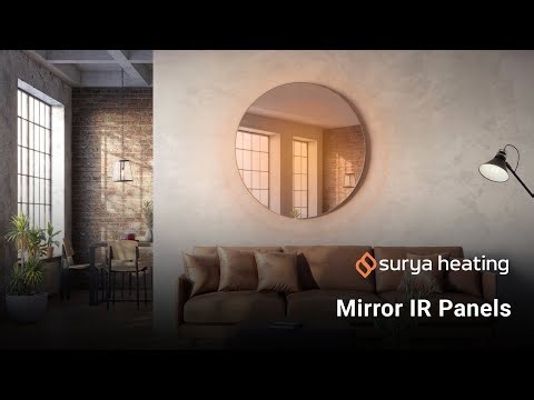 The Mirror IR Panels Range at Surya Heating