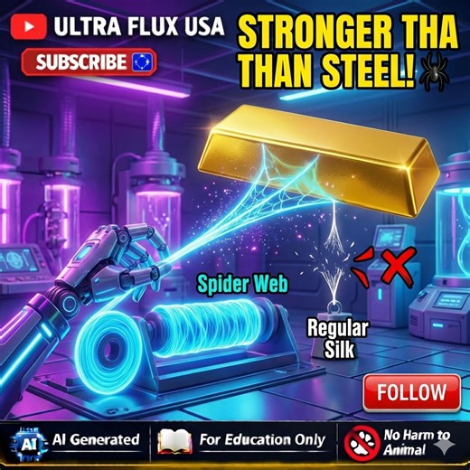 Inside the $1 Billion Bio-Steel Factory: The Future of Luxury Silk 🏭💎 ​ Why the World’s Rarest Fabric Costs $5,000 Per Meter 🕸️💰 ​ ​Welcome to Ultra Flux USA ⚙️ See how fascinating products are made, from massive factories to high-tech production lines 🌍 ​Imagine a material that’s tougher than Kevlar, more flexible than rubber, and softer than traditional silk. 🕷️✨ Today, we’re stepping inside the high-tech world of synthetic spider silk production! We’re moving beyond the forest and into 