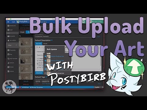 How to upload your art to multiple sites at once with Postybirb