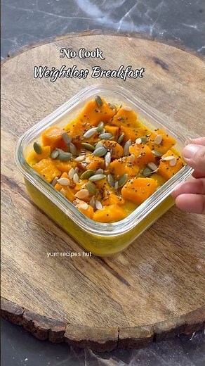 Eat This Mango Oats Bowl for a guilt-free Breakfast #shorts #youtubeshorts #viral #trending #healthy