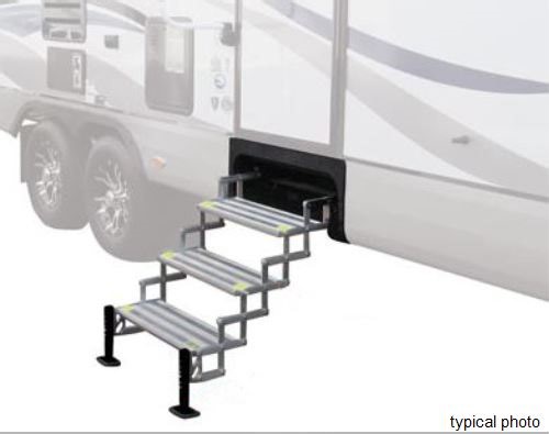 TorkLift GlowStep Camper Scissor Steps w/ Landing Gear - 6 Steps - 20" Wide - 325 lbs TorkLift RV St