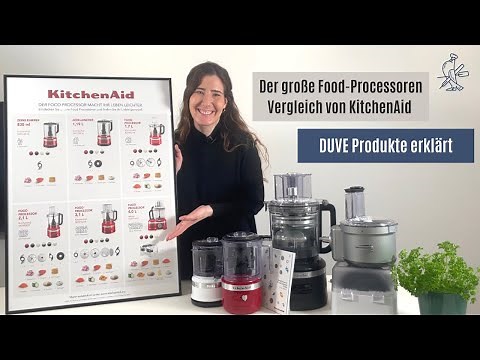 Duve products explained - KitchenAid food processor comparison