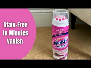 How to Remove Carpet Stains With Vanish Oxi Stain Remover