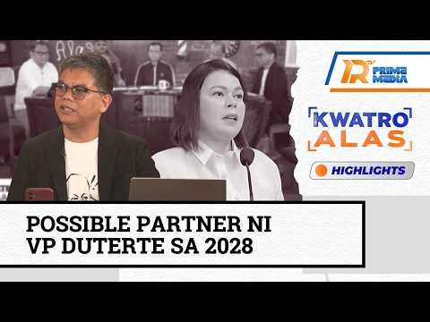 daSurveySays: Pwedeng Maka-Tandem ni VP Sara Duterte sa 2028 Election | Kwatro Alas