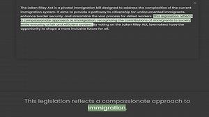 immigration system. It aims to provide a pathway to citizenship for undocumented immigrants, enhance