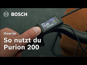How-to | So nutzt du Purion 200 | Bosch eBike Systems