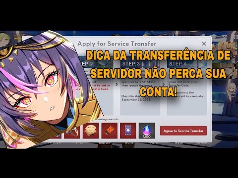 Dica como fazer a transferência de servidor da conta! - OUTERPLANE