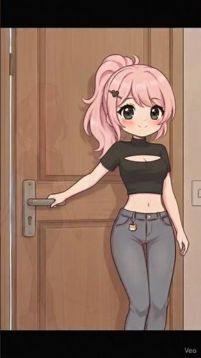 cute girl jumping 😳