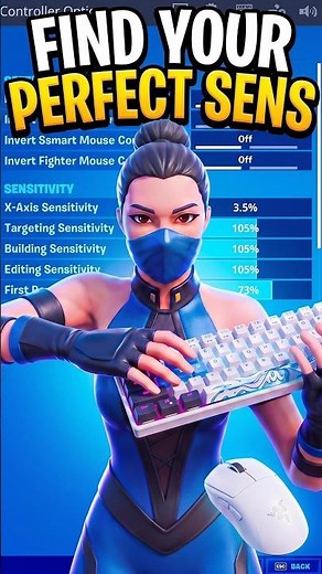 How To Find The PERFECT SENS in Fortnite!
