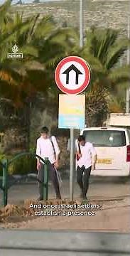 Checkpoints and settler attacks shrink Palestinian West Bank | AJ #shorts