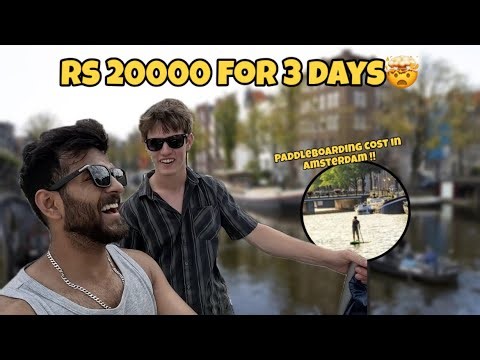 Budget hostel in Amsterdam🛌 | Paddleboarding in Amsterdam