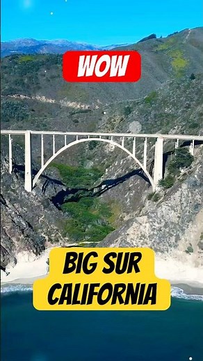 Bixby Creek Bridge, on the Big Sur Coast of California. One of the most photographed. Built in 1932