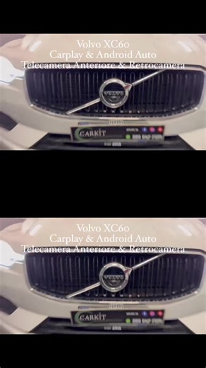 Volvo XC60 Carplay & Android Auto Telecamera Anteriore & Retrocamera