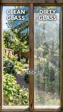 Why store-bought glass cleaner is a lie 🚫 #cleaning #tips #shorts