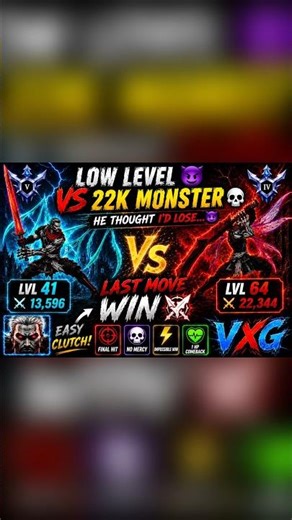 22K POWER… STILL LOST 😈⚔️ | Arena Clutch Win | Shadow of Death 2 | VXG