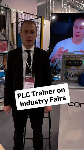 PLC Training stand on Warsaw Industry Week with @automa_net | ControlByte Automation