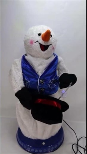 Blue Snowflake Vest Screaming In Pain On A 12 Volt Adaptor