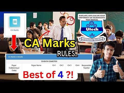 ✅ MAKAUT CA Marks (Best of 4 ⁉️) Official Rules 😲| MAKAUT CA Internal Marks Calculation 🔥