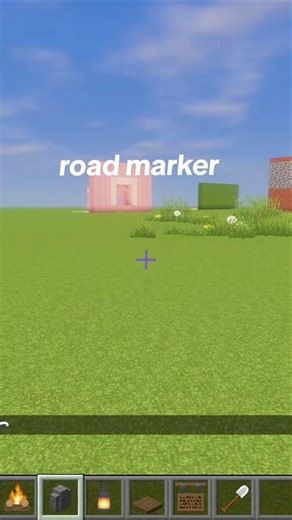How to make road marker in minecraft