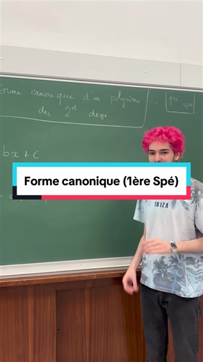 Forme Canonique : Simplifiez Vos Équations (1ère Spé)