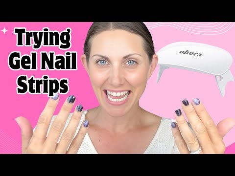Trying Gel Nails at Home! Ohora Semi-Cured Gel Nail Strips